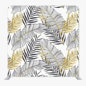 Tropical Noir Single Sided Tension Fabric Backdrop Frame and Fabric Set