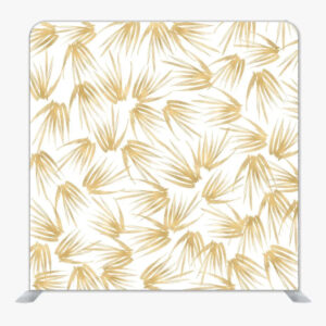 Golden Strokes Single Sided Tension Fabric Backdrop Frame and Fabric Set