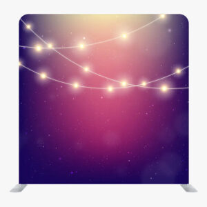 Plum Lights Single Sided Tension Fabric Backdrop Frame and Fabric Set