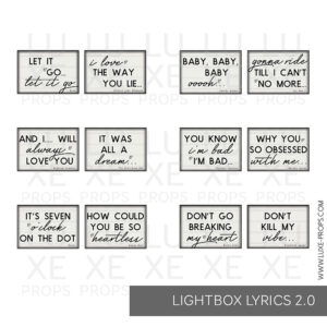 Lightbox Lyrics 2.0